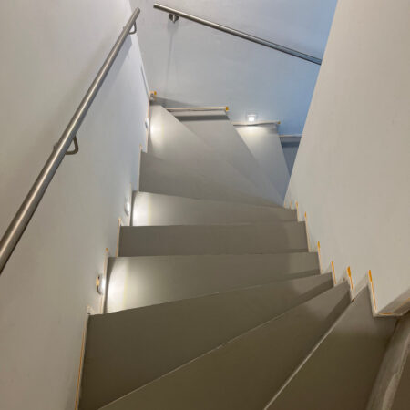 Treppenhaus mit Microzement Fugenlose Spachteltechnik Bad Malente 02