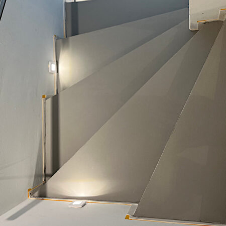 Treppenhaus mit Microzement Fugenlose Spachteltechnik Bad Malente 03